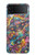 S4085 Art Cosmique Psychédélique Etui Coque Housse pour Samsung Galaxy Z Flip 3 5G