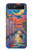 S4083 Venise Colorée au Clair de Lune Etui Coque Housse pour Samsung Galaxy Z Flip 5G