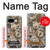 S4100 Collage Scientifique Vintage Etui Coque Housse pour Google Pixel 9a