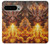S4090 Dragon de Feu Fantastique Etui Coque Housse pour Google Pixel 9 Pro XL
