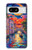 S4083 Venise Colorée au Clair de Lune Etui Coque Housse pour Google Pixel 8