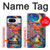S4083 Venise Colorée au Clair de Lune Etui Coque Housse pour Google Pixel 8