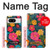 S4105 Motif Floral Coloré Etui Coque Housse pour Google Pixel 8