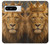S4093 Portrait de Lion Royal Etui Coque Housse pour Google Pixel 8 pro