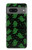 S4087 Motif Fantôme Vert Mignon Etui Coque Housse pour Google Pixel 7a