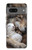S4089 Loup et Agneau Amicaux Etui Coque Housse pour Google Pixel 7a