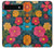 S4105 Motif Floral Coloré Etui Coque Housse pour Google Pixel 6a