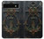 S4106 Ancre et Barre Marine Vintage Etui Coque Housse pour Google Pixel 6a
