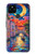 S4083 Venise Colorée au Clair de Lune Etui Coque Housse pour Google Pixel 4a 5G