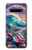 S4084 Vagues Arc-en-ciel Fantastiques Etui Coque Housse pour LG V60 ThinQ 5G