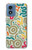 S4078 Motif Abstrait Coloré Etui Coque Housse pour Motorola Moto G Play 4G (2024)