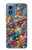 S4085 Art Cosmique Psychédélique Etui Coque Housse pour Motorola Moto G Play 4G (2024)