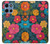 S4105 Motif Floral Coloré Etui Coque Housse pour Motorola Moto G 5G (2025)