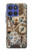 S4100 Collage Scientifique Vintage Etui Coque Housse pour Motorola Moto G Stylus 5G (2025,2026), Edge 60 Stylus