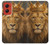 S4093 Portrait de Lion Royal Etui Coque Housse pour Motorola Moto G Stylus 5G (2024)