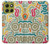 S4078 Motif Abstrait Coloré Etui Coque Housse pour Motorola Moto G86