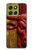 S4098 Art Taureau Espagnol Sculpté Etui Coque Housse pour Motorola Moto G86
