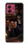 S4102 Art Taverne au Crâne Vintage Etui Coque Housse pour Motorola Moto G84