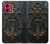 S4106 Ancre et Barre Marine Vintage Etui Coque Housse pour Motorola Moto G84