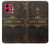 S4109 Couverture de Bible Ancienne Etui Coque Housse pour Motorola Moto G84