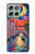 S4083 Venise Colorée au Clair de Lune Etui Coque Housse pour Motorola Moto G56