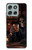 S4102 Art Taverne au Crâne Vintage Etui Coque Housse pour Motorola Moto G56