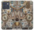 S4100 Collage Scientifique Vintage Etui Coque Housse pour Motorola Edge 70