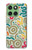 S4078 Motif Abstrait Coloré Etui Coque Housse pour Motorola Edge 60