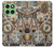 S4100 Collage Scientifique Vintage Etui Coque Housse pour Motorola Edge 60