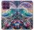 S4084 Vagues Arc-en-ciel Fantastiques Etui Coque Housse pour Motorola Edge 60 Pro