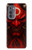 S4099 Illustration Démon Rouge Mystique Etui Coque Housse pour Motorola Edge (2022)