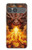 S4090 Dragon de Feu Fantastique Etui Coque Housse pour Sony Xperia 10 VII