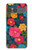 S4105 Motif Floral Coloré Etui Coque Housse pour Sony Xperia 10 VII