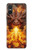 S4090 Dragon de Feu Fantastique Etui Coque Housse pour Sony Xperia 10 VI