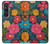 S4105 Motif Floral Coloré Etui Coque Housse pour Sony Xperia 1 VI