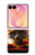 S0863 De feu crâne Etui Coque Housse pour Samsung Galaxy Z Flip 8