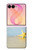 S0911 Détendez-vous à la plage Etui Coque Housse pour Samsung Galaxy Z Flip 8