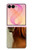 S1595 Beau cheval marron Etui Coque Housse pour Samsung Galaxy Z Flip 8