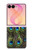 S1965 Paon Plume Etui Coque Housse pour Samsung Galaxy Z Flip 8