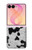 S2170 Vache fourrure Texture Imprimé graphique Etui Coque Housse pour Samsung Galaxy Z Flip 8