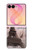 S2211 Carte postale de Paris Tour Eiffel Etui Coque Housse pour Samsung Galaxy Z Flip 8