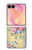 S2229 Fleurs millésimé Etui Coque Housse pour Samsung Galaxy Z Flip 8