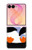 S2631 Mignon Bébé Pingouin Etui Coque Housse pour Samsung Galaxy Z Flip 8