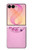 S2847 Rose Rétro téléphone Rotatif Etui Coque Housse pour Samsung Galaxy Z Flip 8