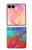 S2942 Peinture Coup de pinceau Etui Coque Housse pour Samsung Galaxy Z Flip 8