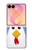 S3254 Poulet Dessin animé Etui Coque Housse pour Samsung Galaxy Z Flip 8