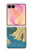 S3348 Utagawa Hiroshige Le singe Pont Etui Coque Housse pour Samsung Galaxy Z Flip 8