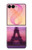 S3447 Paris Eiffel Le coucher du soleil Etui Coque Housse pour Samsung Galaxy Z Flip 8