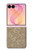 S3466 Motif Rose d'or Etui Coque Housse pour Samsung Galaxy Z Flip 8