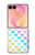 S3499 Motif coloré coeur Etui Coque Housse pour Samsung Galaxy Z Flip 8